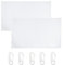 MIPIACE 90x150 cm Weiße Fahne Blanko Flagge Selbst Gestalten Flagge Weiß mit 2 Ösen mit 5 Haken Weiße Flagge Polyester zum Bemalen oder Besprühen DIY Graffiti Custom Flag
