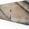Speed Gaming Mauspad 600 x 300mm, XXL Mousepad, Tischunterlage Large Size Groß, verbessert Präzision und Geschwindigkeit, abwaschbar - für Microsoft Maus und Tastatur Gelb Malerei