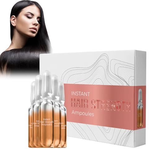 Ampollas de fortalecimiento del cabello, suero para el crecimiento del cabello, ampollas para el cuidado profundo del cabello, suero para cabello más grueso, más largo, más completo y saludable