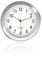 Orologio da Auto, Mini Orologio Luminoso al Quarzo, Orologio Universale per Cruscotto Auto con Clip per Bocchetta dell'Aria, Orologio Adesivo per Decorazione Interni per Auto(Bianco)