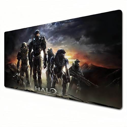 Halo Reach Mouse pad,XXL Grey Large Size Gaming Mouse pad 900x400 is Suitable for Keyboard Pads and Desk Pads for Home Office. (XXL)