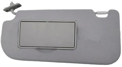 BDDXWSM Parasol Y Visera para Coche — Visores Solares para KIA para Sportage KM (2004-2009) — Lado Izquierdo Y Derecho — con Espejo Visera Solar Lateral(Titanio,Izquierda)