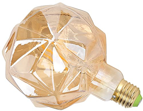 Alomejor Ampoule LED G125, Lumière à Filament Antique 4W E27, pour éclairage Intérieur, Bar, Restaurant, Lumière Chaude