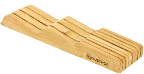 WÜSTHOF 7-Slot In Drawer Knife Storage, Natural Wood
