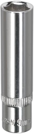 Sealey Sp1409D Walldrive Socket 9Mm Deep 1/4Sq Drive Fully Polished