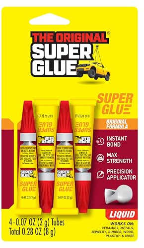 Super Glue Corp/pacer Tech SGH24J, 4 Pack (4-0.07oz/2g, total 0.28oz/8g)