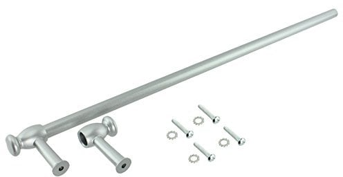 Spares2go Manilla universal para puerta de horno (plateada)