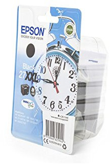 Epson Original C13T27914010 / 27XXL, für Workforce WF-7615 DWF Premium Drucker-Patrone, Schwarz, 2200 Seiten, 34,10 ml