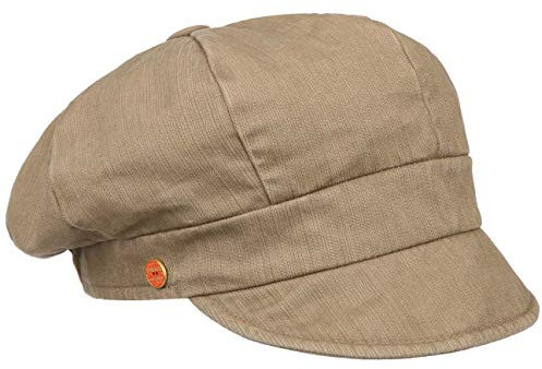 Mayser Alexa Ballonmütze Schirmmütze Baker-Boy-Mütze UV-Schutz Made in EU Damen Frühjahr Sommer Khaki One Size