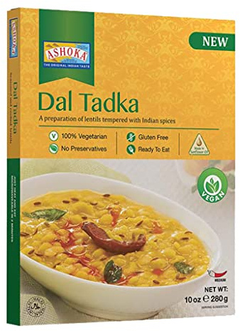 ASHOKA - Instant Dal Tadka - 1 X 280 GR | Traditionelle indische Dal-Mischung, 3 Minuten Zubereitungszeit, authentisches Rezept, einzelne 280g Packung