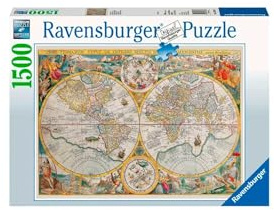 Ravensburger RAVEN PUZZLE 1500 MAPPA STORICA