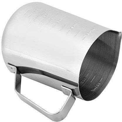 Olla de fabricación de velas, herramienta de fabricación de velas diy para manualidades, taza de acero inoxidable con escala para la fabricación de velas(550ML),herramientas hechas a mano