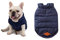 meioro Hund Warme Jacke Hundebekleidung Hund Gemütliche Jacke Winter Gefüttert Mantel Hund Katze Kleidung Warme Französisch Bulldog Mops Hund Kleidung Weste
