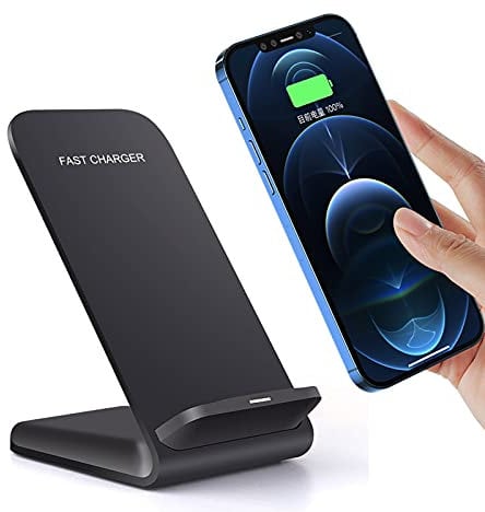 Wireless Charger Fast Wireless Charging Stand Compatible with iPhone 16 15 14 13 12 11 Pro Max/XS/XR/15 16 Plus,Samsung Galaxy S25/S24/S23/S22/S21/S20/S10/Note 20/10,Pixel 9 8 7 6 Pro