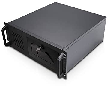 Rosewill RSV-R4100U 4U Rackmount Server Chassis | Carries up to 7 3.5 HDD and 2 5.25” Devices OR 15 2.5” HDD | Includes 1 Front 120mm Fan, 2 Rear 80mm Fans | USB 3.0, USB 2.0 |Lock and Key