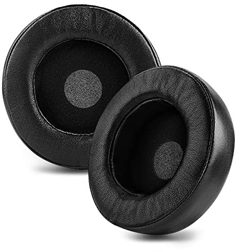Ersatz-Ohrpolster für AKG K701/K702/K601/K612/K712/Q701/Q702 Kopfhörer, Headset-Ohrpolster (Schaffell/Schwarz)