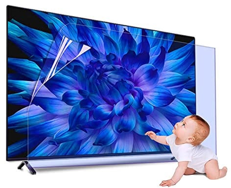 JQZWXX 55Inch Anti-Glare TV Screen Protector - Anti Blue Light Monitor Filter Relieve Eye Strain Protection Eyes for TCL, SHARP, SONY, Samsung, Toshiba, Hisense, LG / 55in1211x682mm