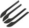 NOPNOG 2 Pairs Car Door Handle Wrap Cover for Tesla Model 3 Y 2021, Car Protector Sticker, Anti-Scratch, ABS Plastic (Bright Black)