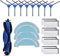 Recamania Kit Accesorios Recambio para Cecotec Conga 1090 1790 1990 1099 1760 1970 Robot Aspirador Repuesto 1 Cepillo Principal, 8 Cepillos Laterales, 8 Filtros HEPA, 3 Mopas