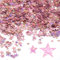 Hocansen 60 Grammi/2 Oncia Stelle Confetti Coriandoli della Tavola 6mm+10mm Metallico Lamina Stelline Paillettes Glitter Stelle Paillettes per Feste Decorazione (Glitter Rose Gold/ZX-XX)