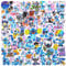 100pcs Stickers for Party Bags Waterproof Vinyl Kawaii Stickers Cartoon Sticker for Water Bottles Laptop Luggage Scrapbook Guitar