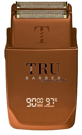 TRU BARBER - Shaver 9.000 RPM LED Evolution Rasoir Électriques hommes Tondeuse barbe homme Rasoir Professionnel pour Coiffeur