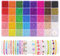 Funtopia abalorios para hacer pulseras de 3 mm, 39 colores, 9600 piezas, cuentas de semillas, kit para hacer pulseras de colores para niñas y adultos