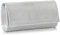Michelle Moon Handtasche Damen Klein Elegant mit Glitzer | Abendtasche Silber | Clutch Silber Glitzer für Hochzeit, Party und besondere Anlässe | Handtasche Silber Damen mit abnehmbarer Schulterkette