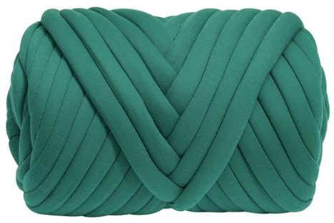 Pasdrucn Dicke Wolle Sperrige Handstrickgarn 1kg/52m, Chunky Yarn Wolle Zum Häkeln Dickes Garn, Strickwolle Dickes Garn Für Anfänger,Decken,Körbe,Decken,Zierkissen (Grün)
