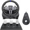 PXN V9 Gen2 gaming Racing Wheel With magnetic Pedals and Shifter 270/900° Dual-Vibration Driver free, sim car Driving Pc Steering Wheel for PC,PS4,PS3,Xbox one, Xbox Series X/S switch