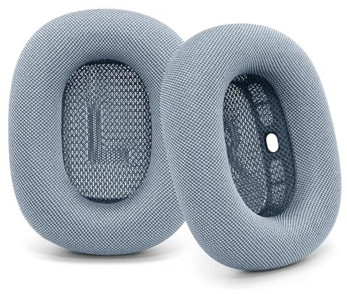 Ersatz-Ohrpolster für Apple AirPods Max 2024 – Netz-Ohrpolster für Air Pods Over-Ear-Kopfhörer, langlebige Ohrmuscheln (Hellblau)