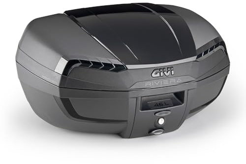 Generico E46NB NEW VERSION 2025 Topcase Koffer Riviera Triple Black kompatibel mit Givi Monolock Bindungen und Halterungen