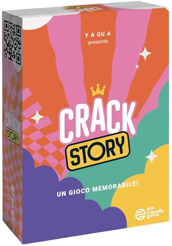 CRACK STORY – Gioco di Carte e Società per Adulti e Ragazzi, 2-8 Giocatori | Faccio la valigia reinventato in carte: inventate storie folli, ridete insieme, serate tra amici, aperitivo, in famiglia