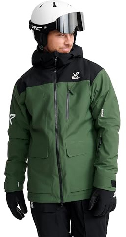 RevolutionRace AccXel Insulated 2L skijacke für Herren, Strapazierfähige und Warme Skijacke mit Recco für Männer, Garden Topiary, M