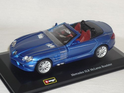 Bburago Mercedes-Benz SLR Roadster McLaren Cabrio Blau 1/32 Burago Modellauto Modell Auto