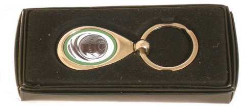 Sporting Figures Bowls Metal Keyring