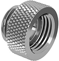 Barrow G1/4 Male to Female Extender Fitting, 7.5mm, Silver Shiny