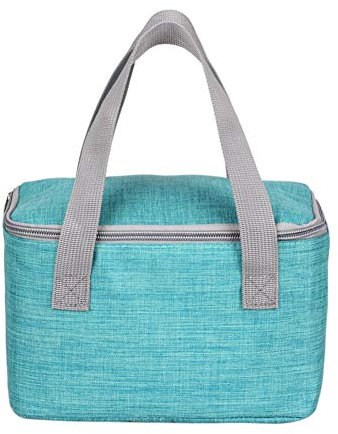 Panlom® 6 Can/4 L Small Cool Bag Handy Square Lunch Bag Insulated Lunch Box for Adults Work Day Trip