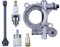 HAISHINE Pompa Olio Filtro Carburante Tubo Flessibile per Husqvarna 362 365 371 372 372XP 385 390 Motoseghe Pezzi di Ricambio