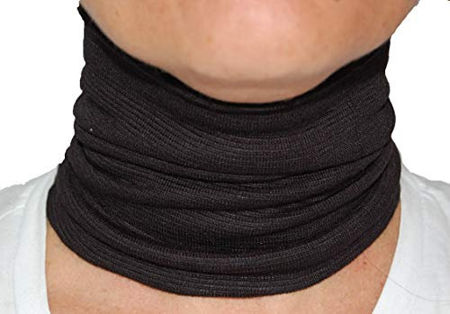 MANIFATTURA BERNINA Elan 5000 (Größe 3) Halswärmer, Halsschal Schlauchschal aus Merinowolle und Seide