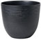 Pflanzgefäß, Re-Pot, Teraplast, 100% recyceltes Plastik, schwarz D 38 x H 32 cm