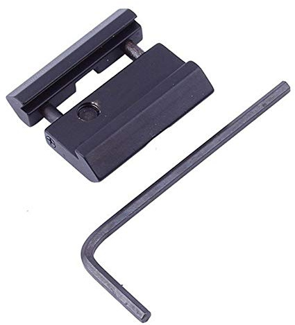 ACEXIER Tactique Militaire Queue d'aronde tisserand Picatinny Adaptateur Rail 11mm à 22mm Monture Base portée Monture convertisseur pour .22 Cal Fusil Pistolet