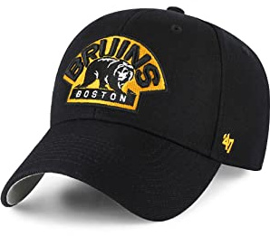 '47 Brand MVP Cap Boston Bruins H-MVP01WBV-BKE Schwarz, Size:OneSize
