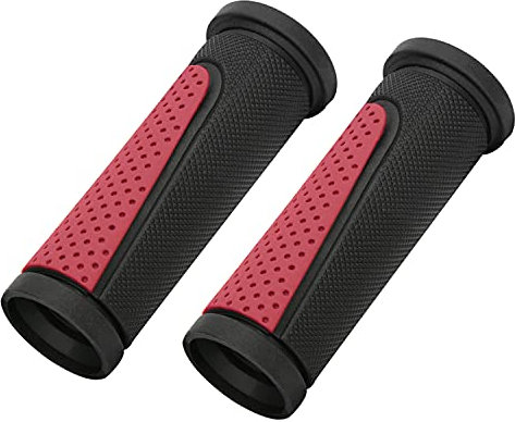 TOPCABIN Fahrrad Griffe Kurze Mini Fahrrad Lenker Griffe Fit Viele Standard Bikes Länge 3.5 inch 1 Paar (Rot)