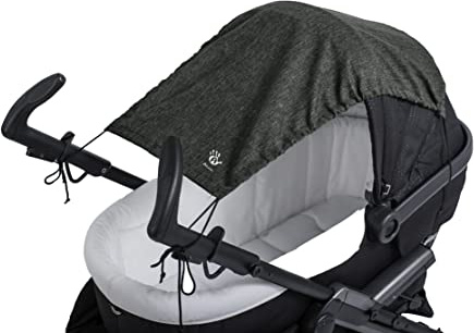 Altabebe AL7011-30 Sonnensegel Lifeline mit UV Schutz für Kinderwagen/Buggys, dunkelgrau