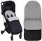 Sac de couchage chaud pour bébé - Manchon universel pour chaise longue à push-up Universelle Chancelière pour Poussette Bébé Chariot Coton Coussins Couverture pour Poussette Sac