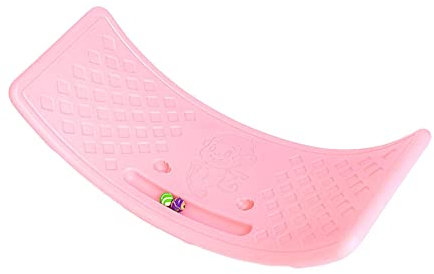 Baoblaze Curved Balance Board - Kids Wobble Board for Boys & Girls, Pink