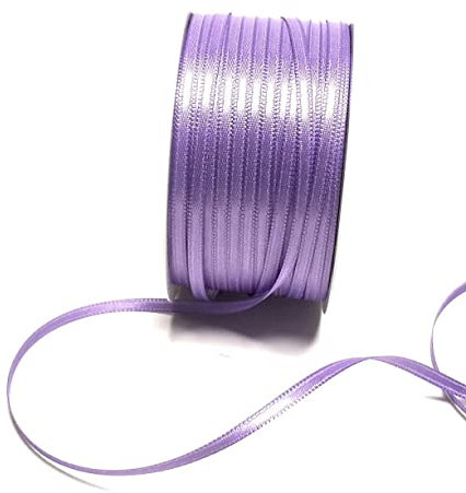 s.dekoda Satinband 50m x 3mm Flieder Schleifenband Dekoband Satin