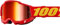 100% Unisex-Adult 469-062-50014-00042 Motocross Schutzbrille, Rot/Gelb, M