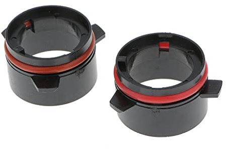 Tiuimk H7 Lampenfassung Adapter für BMW E39-3 - 2 Pack Kunststoff Xenon HID Umwandlung Sockel